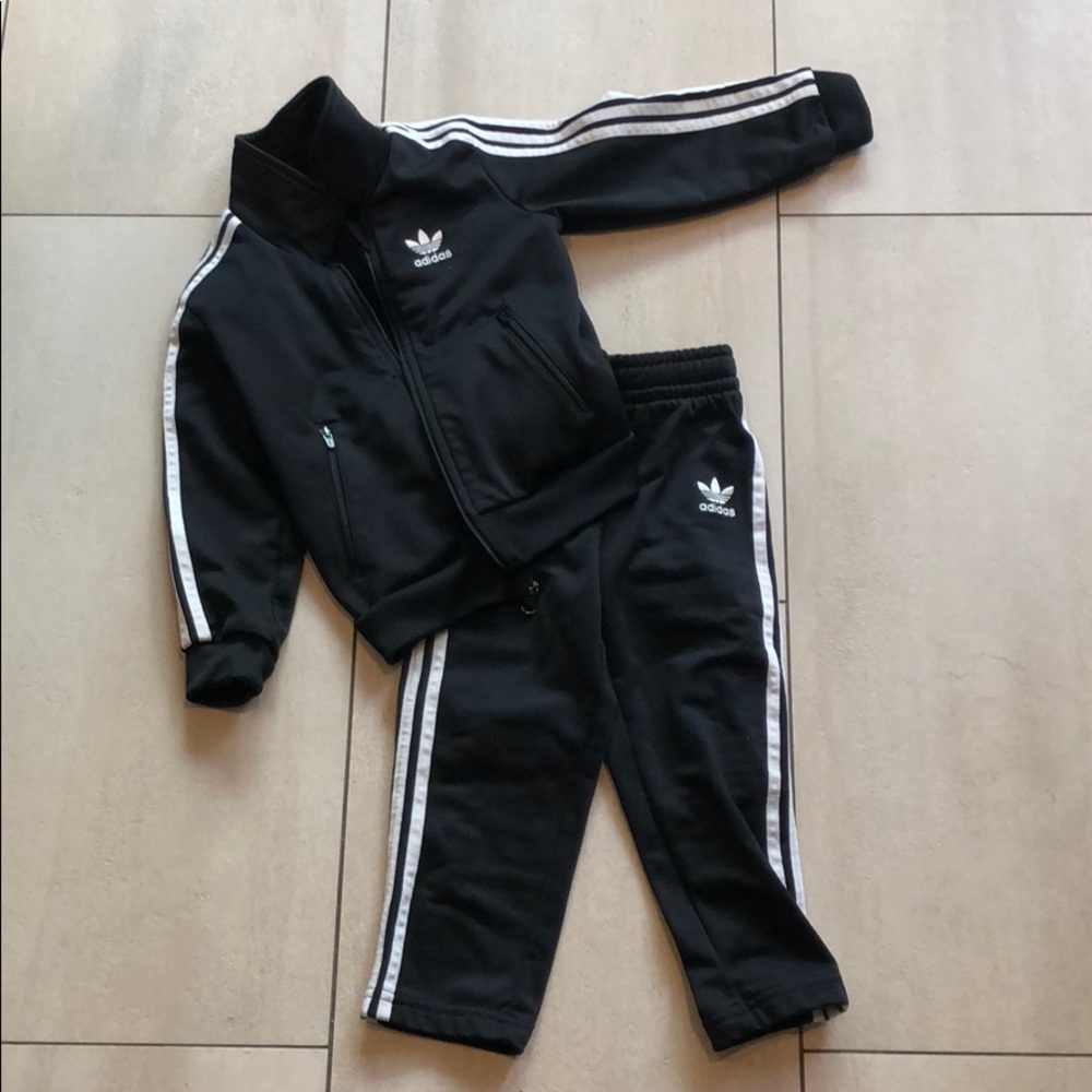 Adidas firebird tracksuit 18-24 mo black
